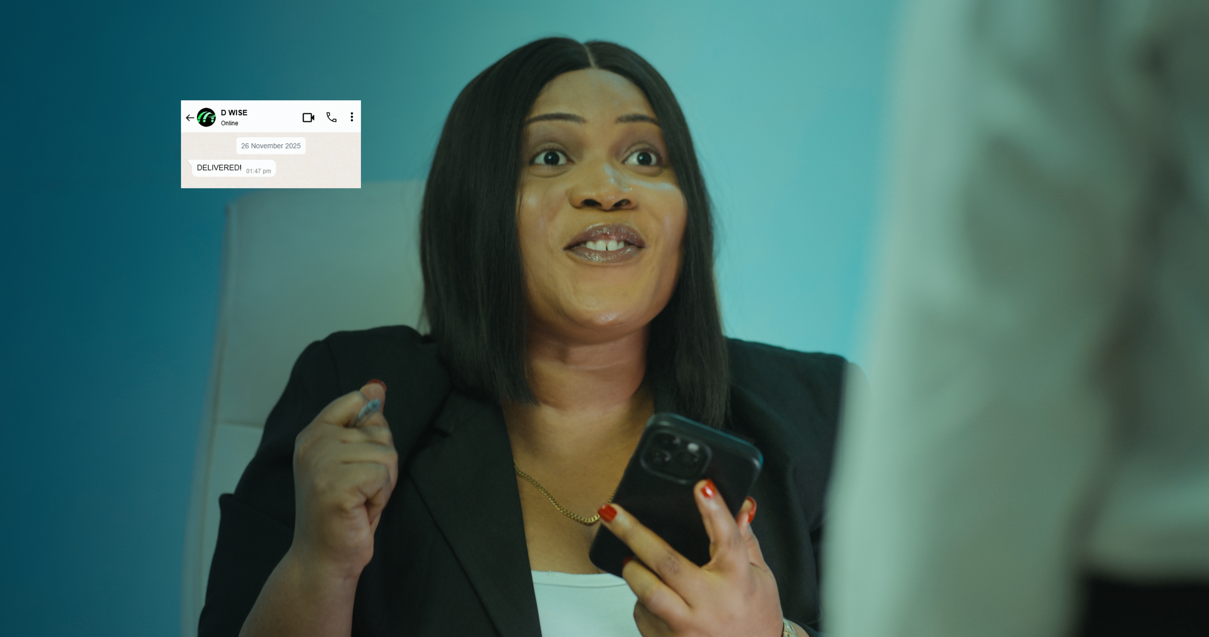 Enter delivery locations on DWise app